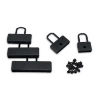 aleación de zinc Consejos para el cable, Bolso de Mano, electroforesis, Bricolaje & diverso tamaño para la opción, Negro, libre de níquel, plomo & cadmio, 100PCs/Bolsa, Vendido por Bolsa