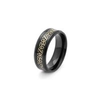 Bague en acier inoxydable, Acier inoxydable 304, normes différentes pour le choix & pour homme, plus de couleurs à choisir, 8mm, Taille:7-12, Vendu par PC