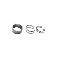 Anello in acciaio inox, 304 acciaio inox, unisex & cavo, nessuno, Misura:8, Venduto da PC