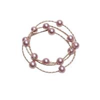 Bracelets coquillage de mer du sud, Shell Pearl, avec laiton, 14K rempli d’or, trois couches & bijoux de mode & pour femme, plus de couleurs à choisir, Longueur 55 cm, Vendu par PC