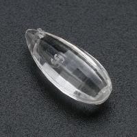 Acrylic Pendants Teardrop DIY clear Approx 1mm Sold By Bag