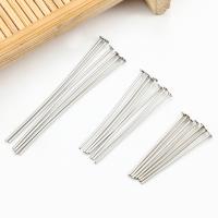 RVS Headpins, 304 roestvrij staal, verschillende lengte voor keuze & DIY, oorspronkelijke kleur, 100pC's/Bag, Verkocht door Bag