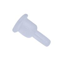 Σιλικόνη Ear Nut Component, χύτευση με έγχυση, DIY, 6x10mm, 100PCs/τσάντα, Sold Με τσάντα