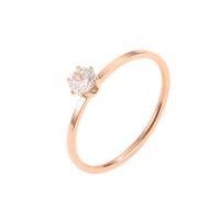 Anillo de dedo acero inoxidable del Rhinestone, acero inoxidable 304, diverso tamaño para la opción & para mujer & con diamantes de imitación, más colores para la opción, 1.50mm, tamaño:5-9, Vendido por UD