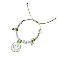 Bracelet en porcelaine, avec alliage de zinc, Réglable & pour femme, plus de couleurs à choisir, Longueur Environ 14-20 cm, 20PC/lot, Vendu par lot