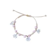 Bracelet en porcelaine, avec corde de cire & chalumeau, Réglable & pour femme, plus de couleurs à choisir, Longueur Environ 14-20 cm, 20PC/lot, Vendu par lot