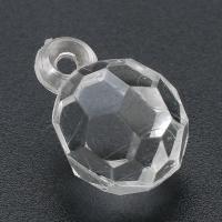 Akrylowe wisiorki, Akryl, DIY, przejrzysty, 13x19x13mm, otwór:około 1mm, sprzedane przez torba