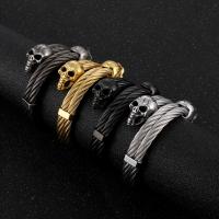 Pulsera de acero de titanio, Partículas de acero, chapado, Joyería & para hombre, más colores para la opción, 6mm, diámetro interior:aproximado 58mm, Vendido por UD