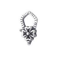 925 Sterling Silver Lobster Claw Clasp Four Leaf Clover DIY & epoxy gel Sold By PC