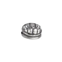 Tajland Sterling Silver Spacer Perla, možete DIY, srebro, 8x6.70x4.80mm, Rupa:Približno 1.5mm, 10računala/Lot, Prodano By Lot