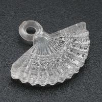 Acrylic Pendants Fan DIY clear Approx 1.5mm Sold By Bag