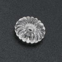 Transparent Acrylic Beads Flat Round DIY clear Approx 1mm Sold By Bag