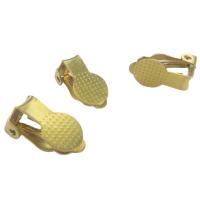 Accessoire clip en laiton pour boucle d'oreille, DIY & styles différents pour le choix, couleur originale, protéger l'environnement, sans nickel, plomb et cadmium, Vendu par PC