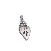 Bali Sterling Silver Pendants, Tailandia, DIY, 13.30x6.60x1mm, Buraco:Aprox 2mm, 10PCs/Lot, vendido por Lot