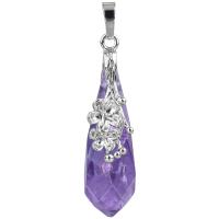 Gemstone Pendants Jewelry with Zinc Alloy & Unisex Sold By PC