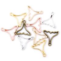 Zinklegering Hangers, Zinc Alloy, plated, uniseks & hol, meer kleuren voor de keuze, nikkel, lood en cadmium vrij, 19x19mm, Ca 100pC's/Bag, Verkocht door Bag