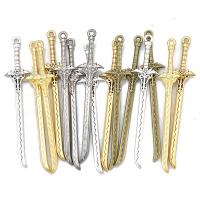 Zinklegering Hangers, Zinc Alloy, plated, uniseks, meer kleuren voor de keuze, nikkel, lood en cadmium vrij, 15x70mm, Ca 100pC's/Bag, Verkocht door Bag