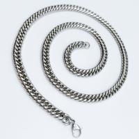 Stainless Steel Chain Ogrlica, 316L Stainless Steel, elektrolizacija, razlièite duljine za izbor & različite veličine za izbor & za čovjeka, izvorna boja, Prodano By PC