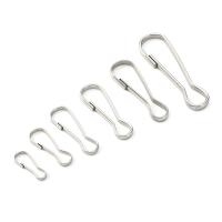 Stainless Steel Jewelry Clasp 304 Stainless Steel DIY original color Sold By PC