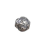 An Téalainn Sterling Silver Spacer Bead, Babhta, méid éagsúla do rogha, airgid, 10ríomhairí pearsanta/Lot, Díolta De réir Lot