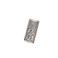 Ταϊλάνδη Sterling Silver Spacer Χάντρα, Στήλη, DIY, ασήμι, 11x5mm, Τρύπα:Περίπου 3.5mm, 10PCs/Παρτίδα, Sold Με Παρτίδα