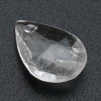 Acrylic Pendants Teardrop DIY clear Approx 2mm Sold By Bag