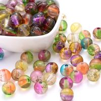 Miracle Acryl Kralen, Ronde, DIY, gemengde kleuren, 12mm, Ca 20pC's/Bag, Verkocht door Bag