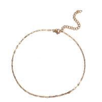 Anklet i rostfritt stål, 304 rostfritt stål, med 1.97inch extender kedja, mode smycken & olika längd för val & för kvinna, fler färger för val, Säljs av PC