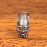 Thailand Sterling Silver Bead, polerad & DIY, silver, 13x6.50mm, Hål:Ca 2.5mm, 10PC/Lot, Säljs av Lot