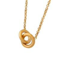 Titanium halskettingen, Titanium Staal, met 1.97inch extender keten, gold plated, mode sieraden & voor vrouw, gouden, 8mm, Lengte Ca 15.75 inch, Verkocht door PC