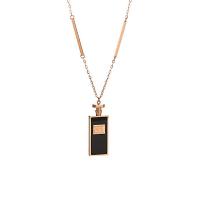 Collier d'acier titane, Placage de couleur d'or, pour femme, Longueur Environ 23.62 pouce, 5PC/lot, Vendu par lot