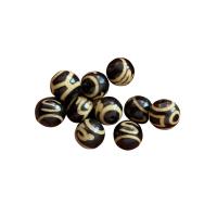 Ágata natural tibetano Dzi Beads, Ágata tibetana, DIY, dois diferentes cores, 14mm, vendido por PC