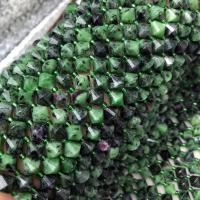 Gemstone šperky Korálky, Ruby v Zoisite, lesklý, DIY, zelený, 8x8mm, Prodáno za Cca 38-40 cm Strand