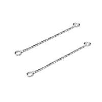 925 Sterling Silber Ohrringe Tropfen Zubehör, plattiert, DIY, keine, 25mm, Bohrung:ca. 3mm, verkauft von PC