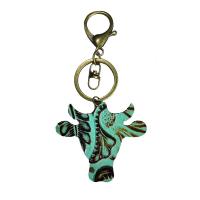 Bag Purse Charms Keyrings Keychains Zinc Alloy with Cowhide fashion jewelry & for woman 120mm Sold By Bag