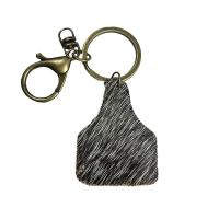 Key Chain, Zinc Alloy, med Koskind, mode smykker & for kvinde, flere farver til valg, 120mm, 2pc'er/Bag, Solgt af Bag