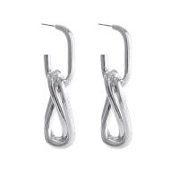 Zinc Alloy Drop Earrings plated fashion jewelry & for woman nickel lead & cadmium free Sold By Pair