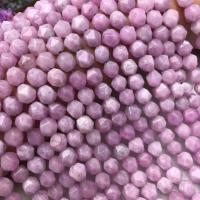 Gemstone smykker perler, Kunzite, poleret, du kan DIY & facetteret, lilla, 8mm, Solgt Per Ca. 38-40 cm Strand