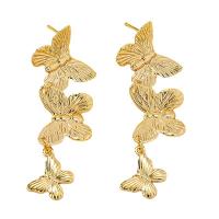 Zinc Alloy Drop Earrings gold color plated fashion jewelry & for woman nickel lead & cadmium free Sold By Pair