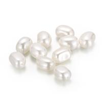 Naturliga sötvattensSnäckskalsPärlor, Shell, DIY, vit, 10x16mm, Ca 10PC/Bag, Säljs av Bag