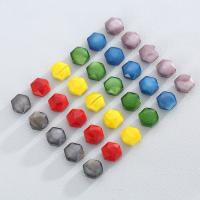 Abalorios de Cristal, Vidrio, Hexágono, Bricolaje & facetas, más colores para la opción, 14mm, aproximado 5PCs/Bolsa, Vendido por Bolsa