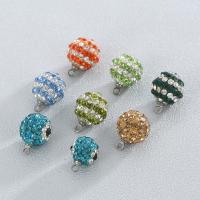 Pingente de strass, Roda, DIY, Mais cores pare escolha, 12mm, Aprox 5PCs/Bag, vendido por Bag