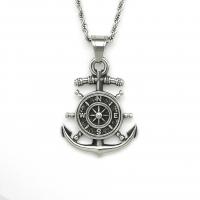 Stainless Steel Pendants 316L Stainless Steel Anchor fashion jewelry & Unisex original color Sold By PC