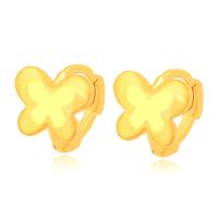 Zinc Alloy Drop Earrings Butterfly gold color plated fashion jewelry & for woman golden nickel lead & cadmium free Sold By Pair