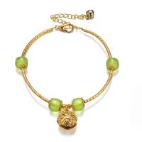 Gemstone Bracelets Zinc Alloy with Gemstone plated folk style & Unisex Length Approx 6.3 Inch Sold By Lot