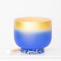 Quartz Singing Bowl blue nickel lead & cadmium free Sold By PC