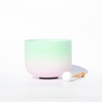 Quartz Singing Bowl light green Sold By PC