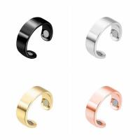 Messing Fingerring, Kupfer, plattiert, Modeschmuck & unisex, keine, frei von Nickel, Blei & Kadmium, 19mm,6.5mm, verkauft von PC