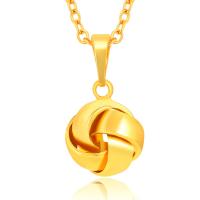 Zinc Alloy Pendants Chinese Knot gold color plated DIY golden nickel lead & cadmium free Sold By PC