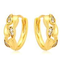 Zinc Alloy Drop Earrings gold color plated fashion jewelry & for woman & with rhinestone golden nickel lead & cadmium free Sold By Pair